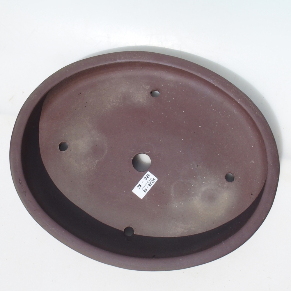 Misa do bonsai 41 x 33 x 6,5 cm - brązowa