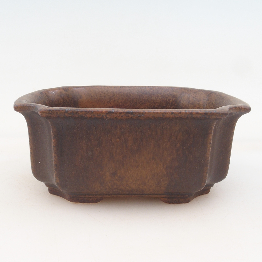 Bonsai bowl H01 - 12 x 9 x 5 cm - niebieski