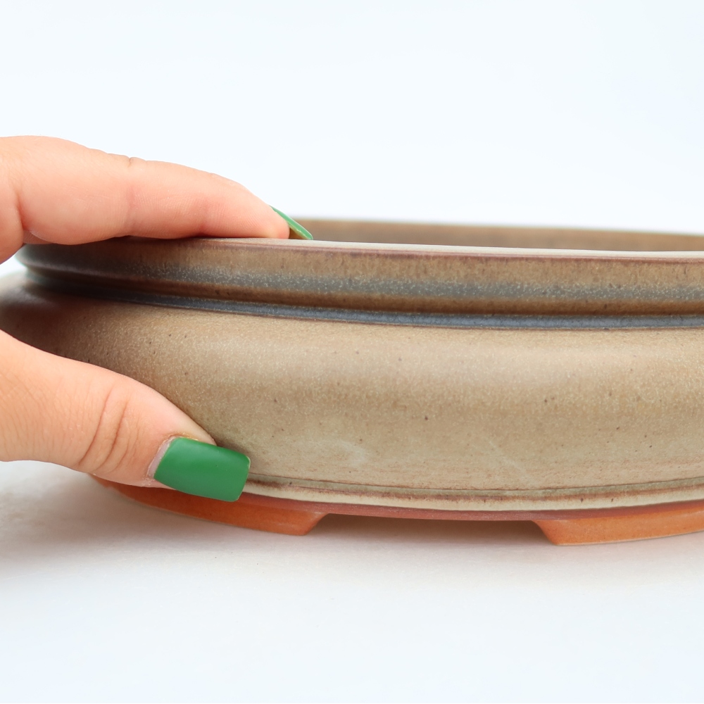 Ceramiczna miska  23 x 23 x 7 cm, kolor beżowy