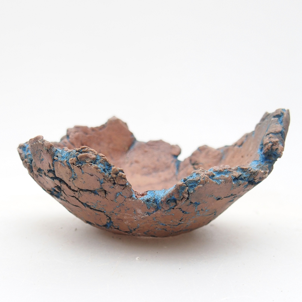 Muszla ceramiczna 7 x 7 x 3,5 cm, kolor niebieski