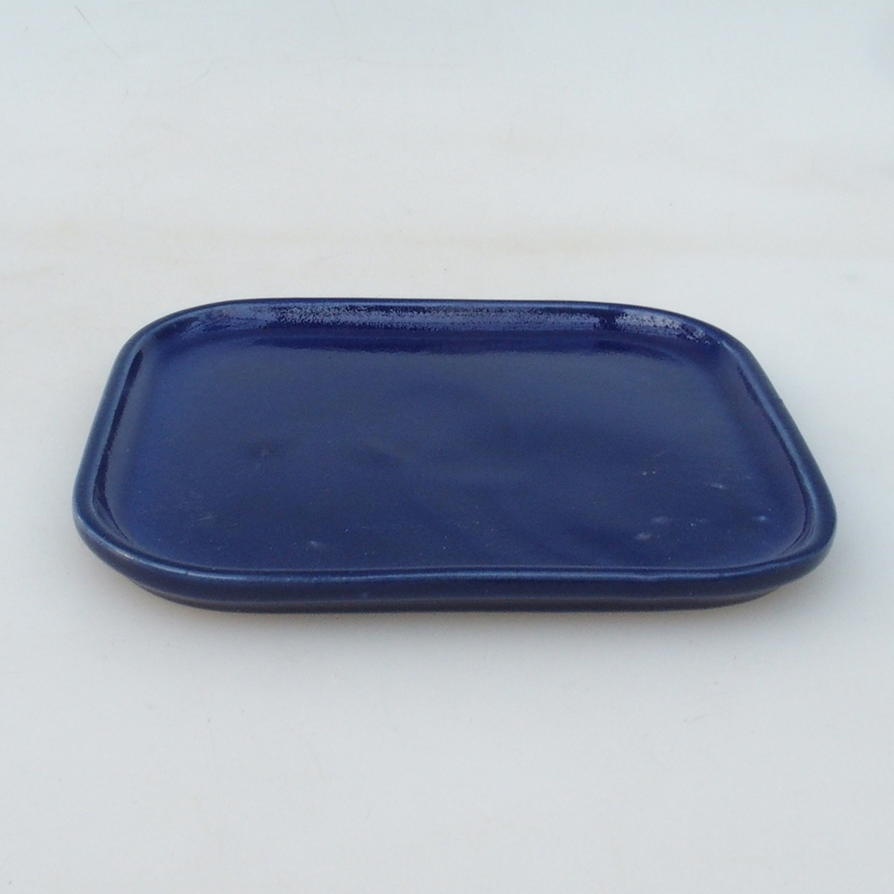 Miska ceramiczna H38 -12 x 11 x 1 cm - niebieska