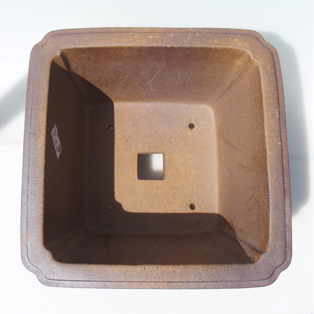 Miska 31 x 31 x 19,5 cm brązowa