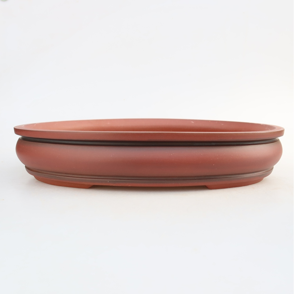 Ceramiczna miska  31 x 23,5 x 5,5 cm, kolor ceglasty
