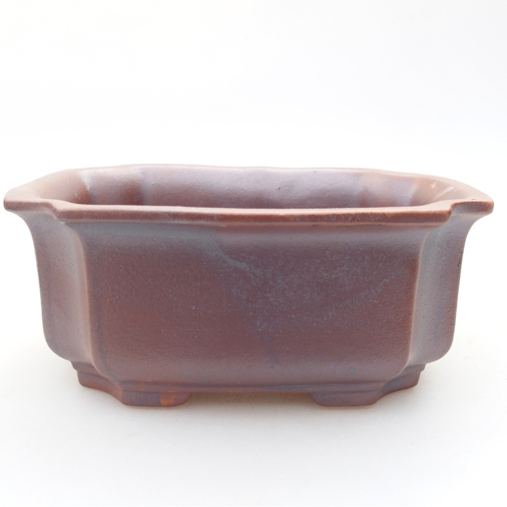 Ceramiczna miska do bonsai 12 x 9 x 5 cm, kolor metaliczny