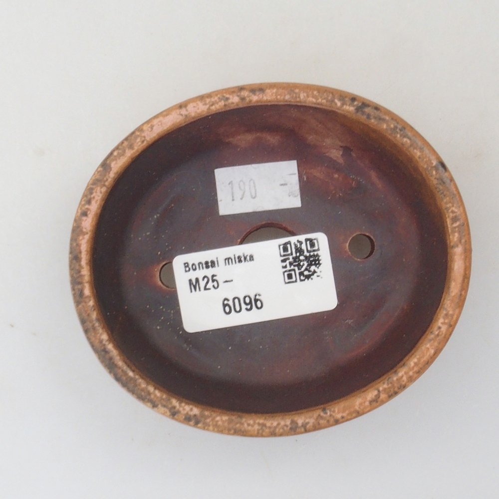 Ceramiczna miska do bonsai 9 x 8 x 3,5 cm, kolor różowy
