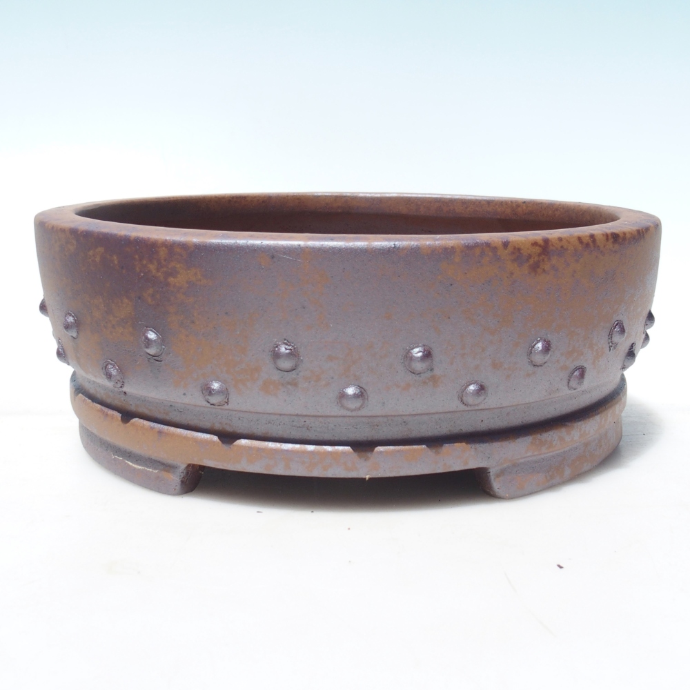 Miska 25 x 25 x 9 cm brązowa