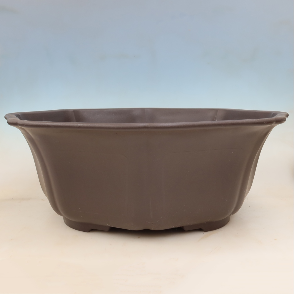 Plastikowa miska do bonsai MP-33, brązowa – 62 x 59 x 21 cm – WYŁĄCZNIE ODBIÓR OSOBISTY lub transport na palecie