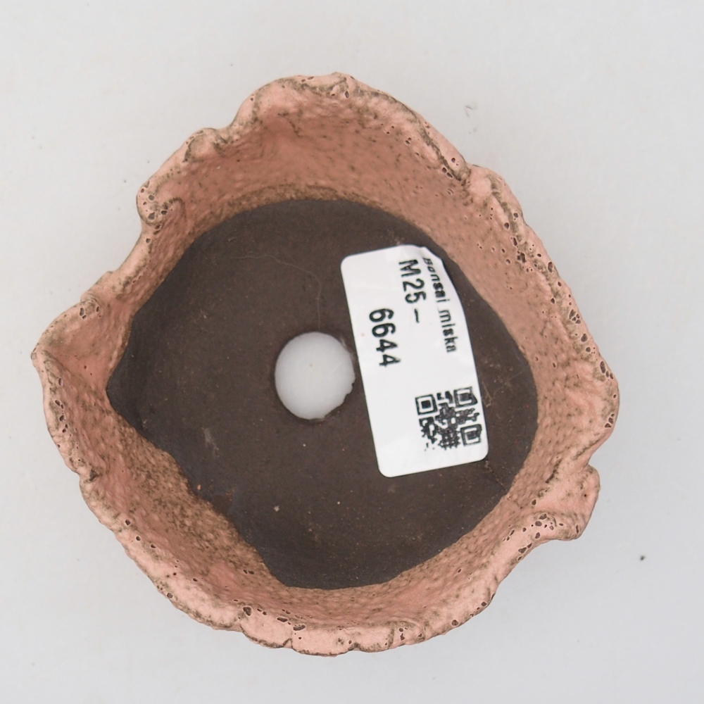 Muszla ceramiczna 9 x 8,5 x 4 cm, kolor różowy