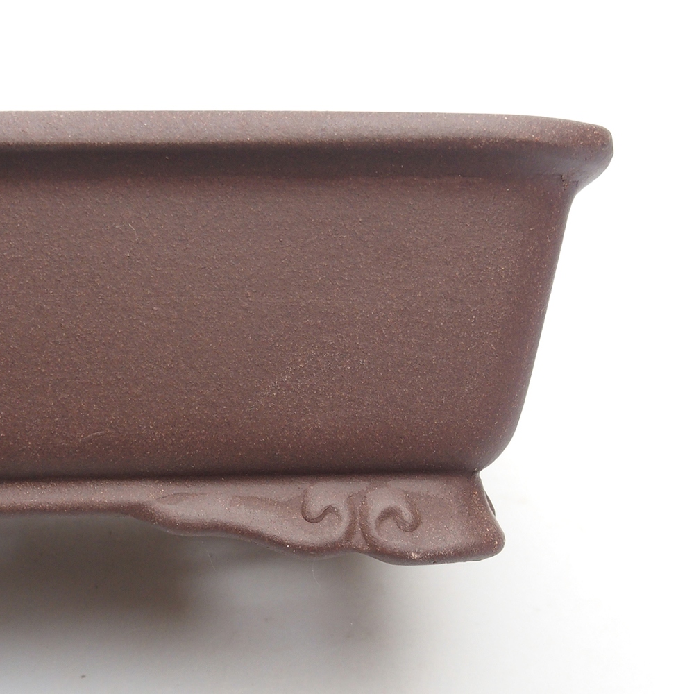 Miska 20,5 x 17 x 7 cm brązowa