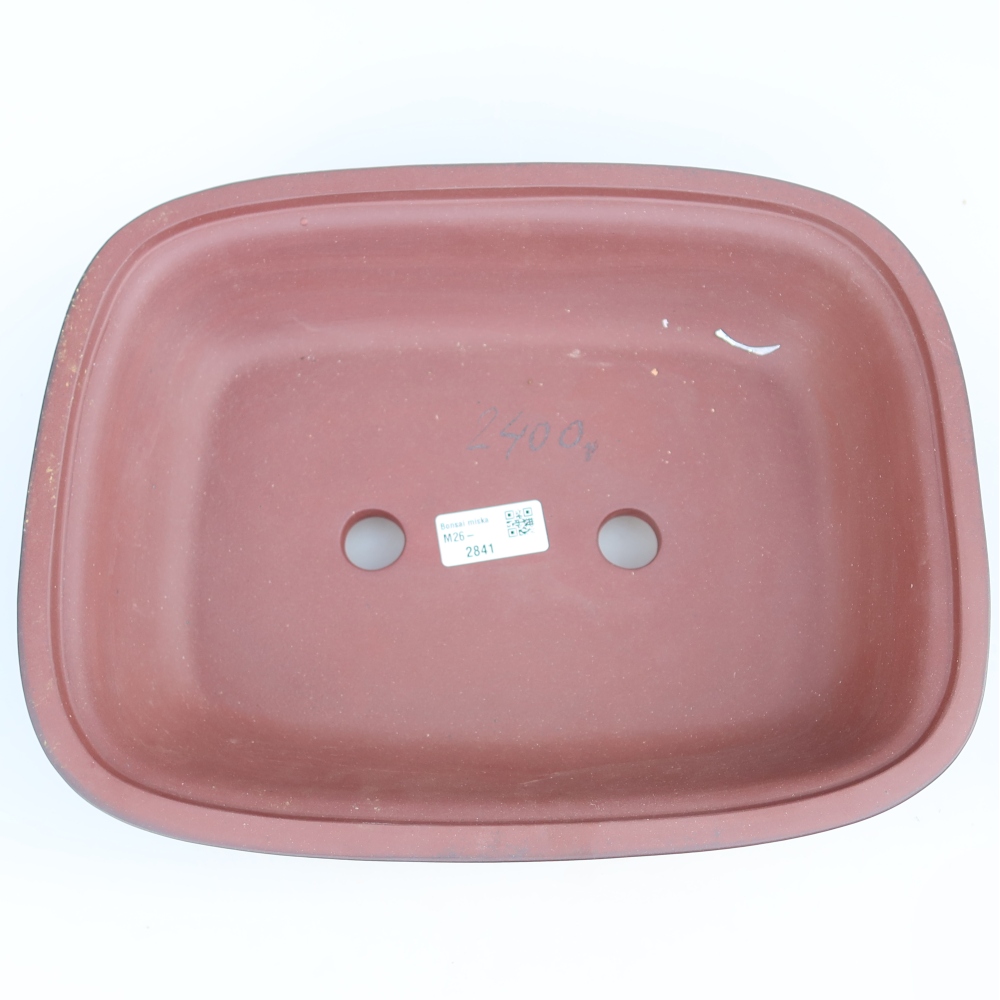 Ceramiczna miska  32 x 24,5 x 8,5 cm, kolor ceglasty