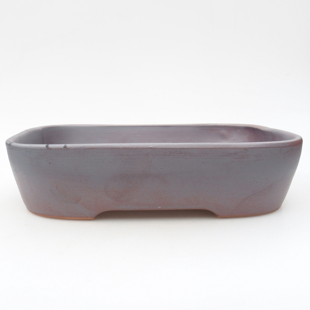 Ceramiczna miska bonsai 23 x 17,5 x 5,5 cm, kolor metaliczny