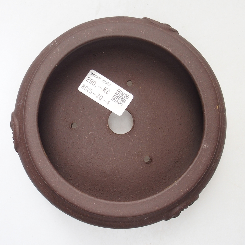 Miska 16 x 16 x 6,5 cm brązowa