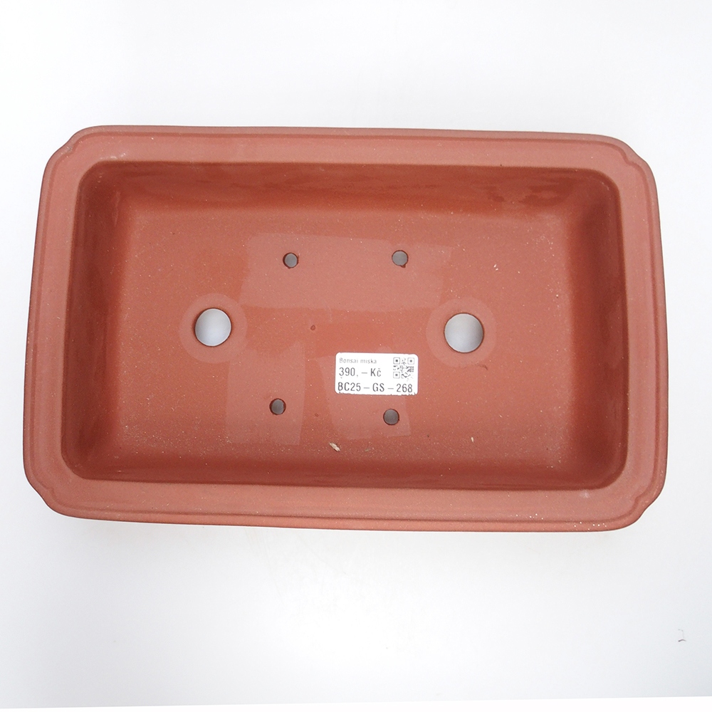 Miska 28 x 18 x 7,5 cm kolor ceglasty