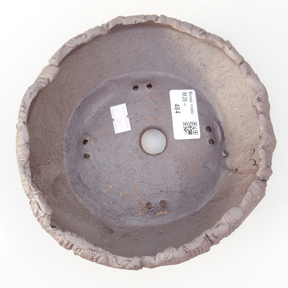 Ceramiczna miska na bonsai 17 x 17 x 5 cm, kolor metaliczny