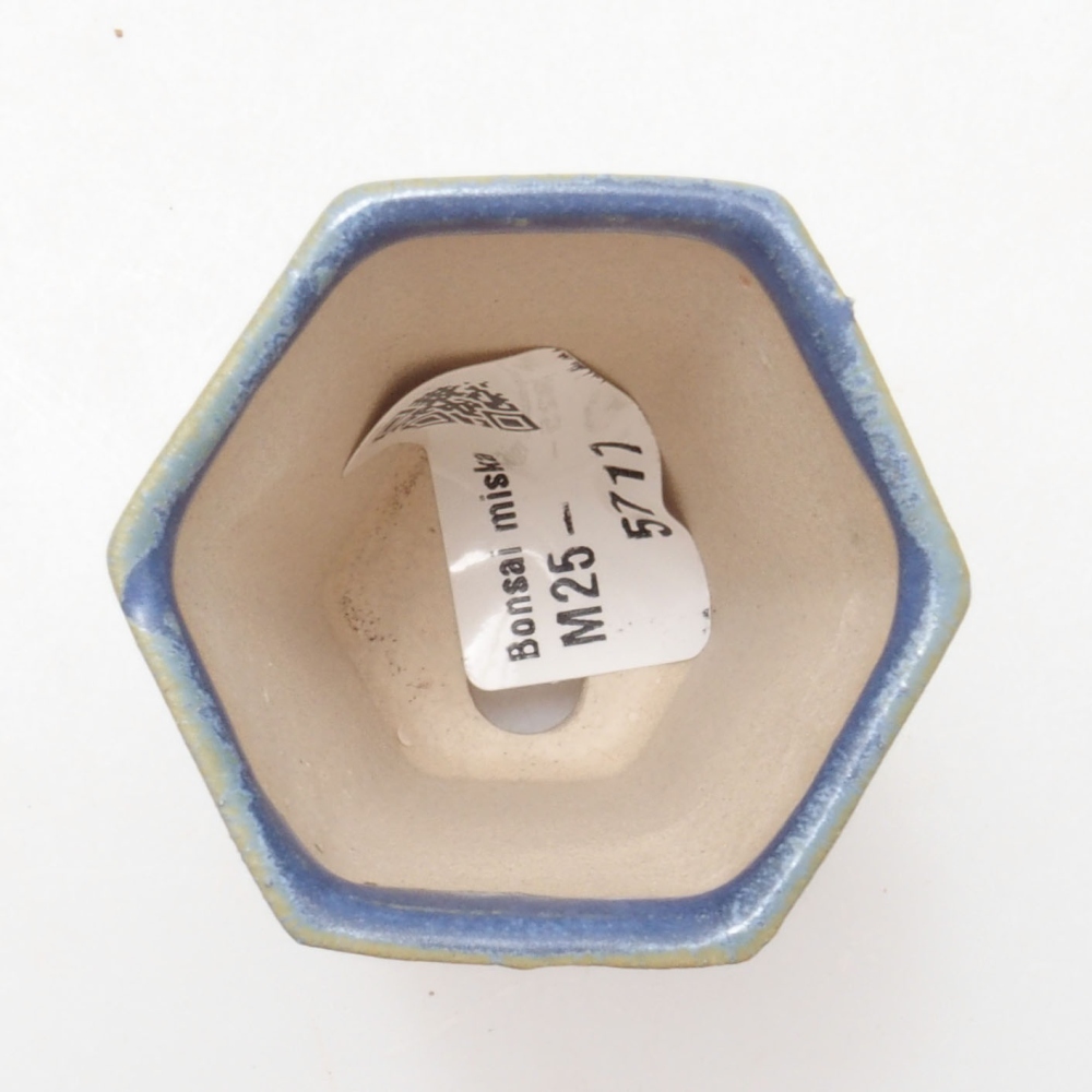Mini miska bonsai 4,5 x 4,5 x 6,5 cm, kolor niebieski