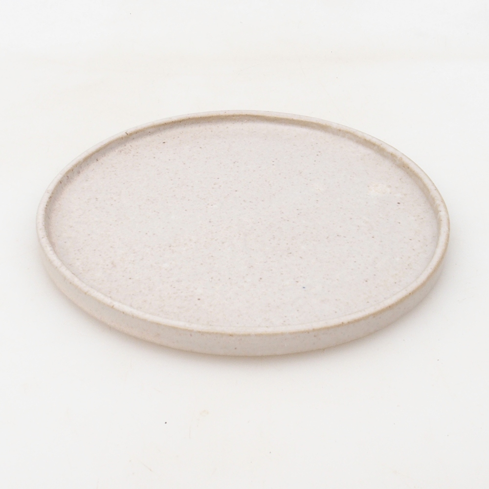 Bonsai bowl round D7-S - 16 x 16 x 1 cm - beżowy