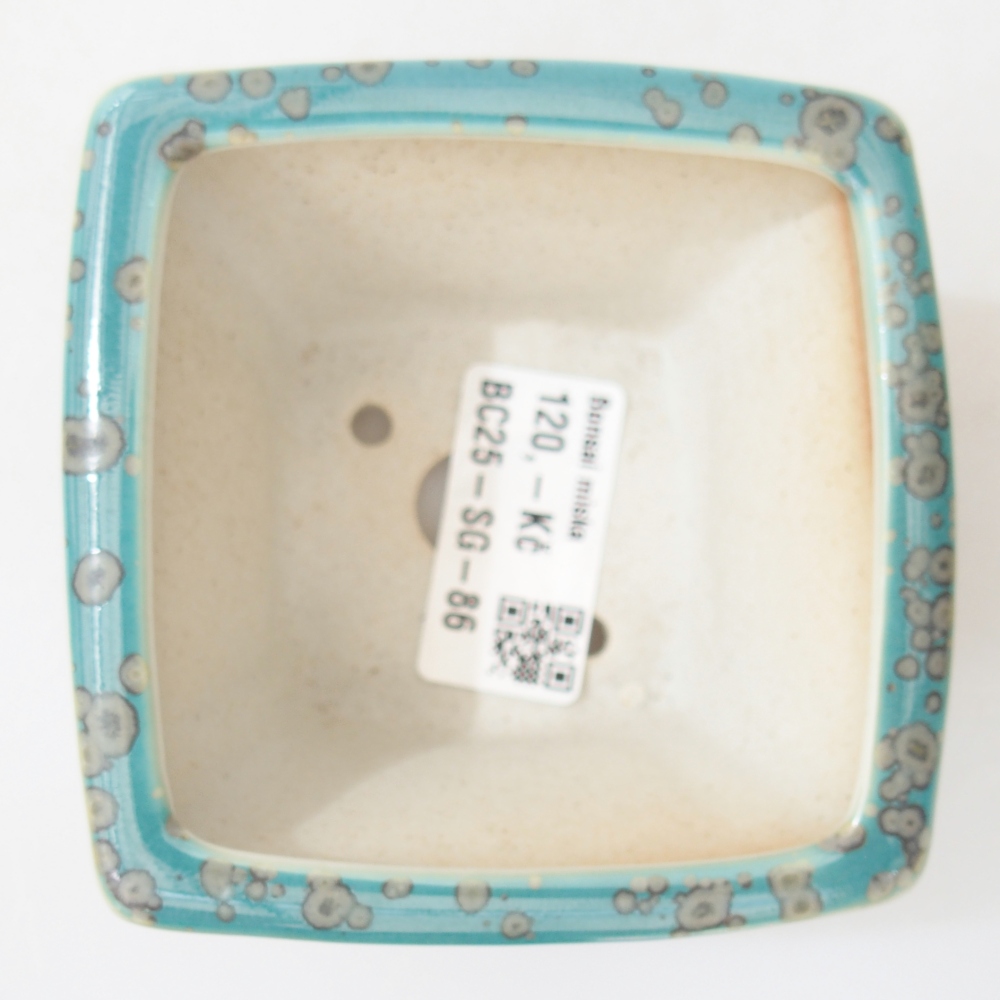 Miska 8,5 x 8,5 x 6 cm niebieska
