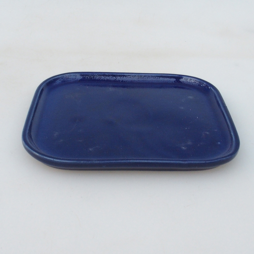Miska ceramiczna H37 -14,5 x 13 x 1 cm - niebieska