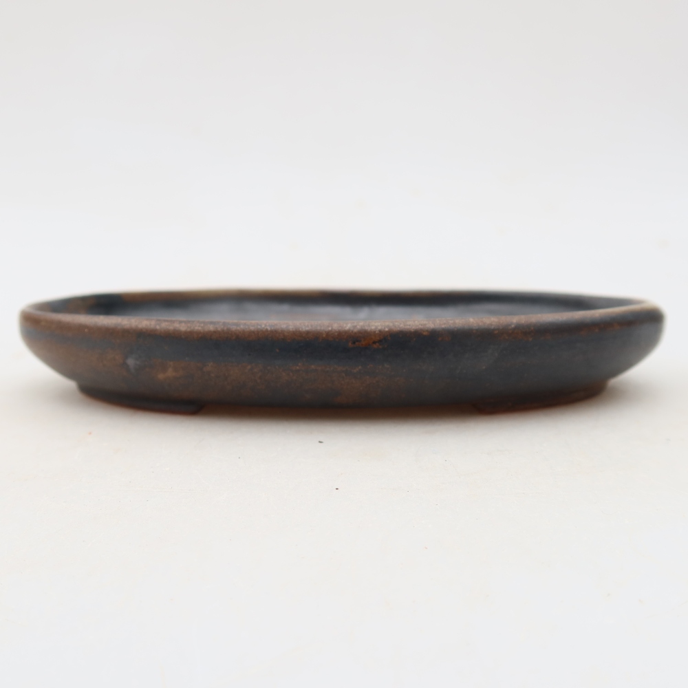 Ceramiczna miska do bonsai 17 x 12 x 2,5 cm, kolor brązowy