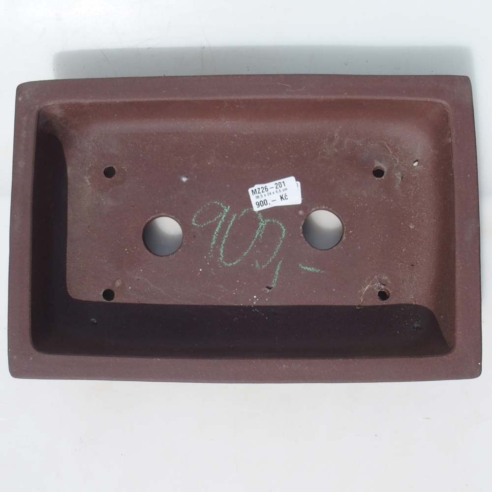 Misa do bonsai 36,5 x 24 x 6,5 cm brzoza brązowa