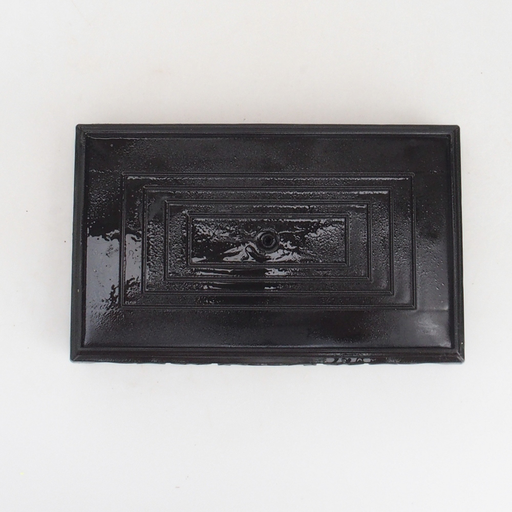 Stolik bonsai plastikowy prostokątny 15,5 x 10 x 3 cm, kolor czarny