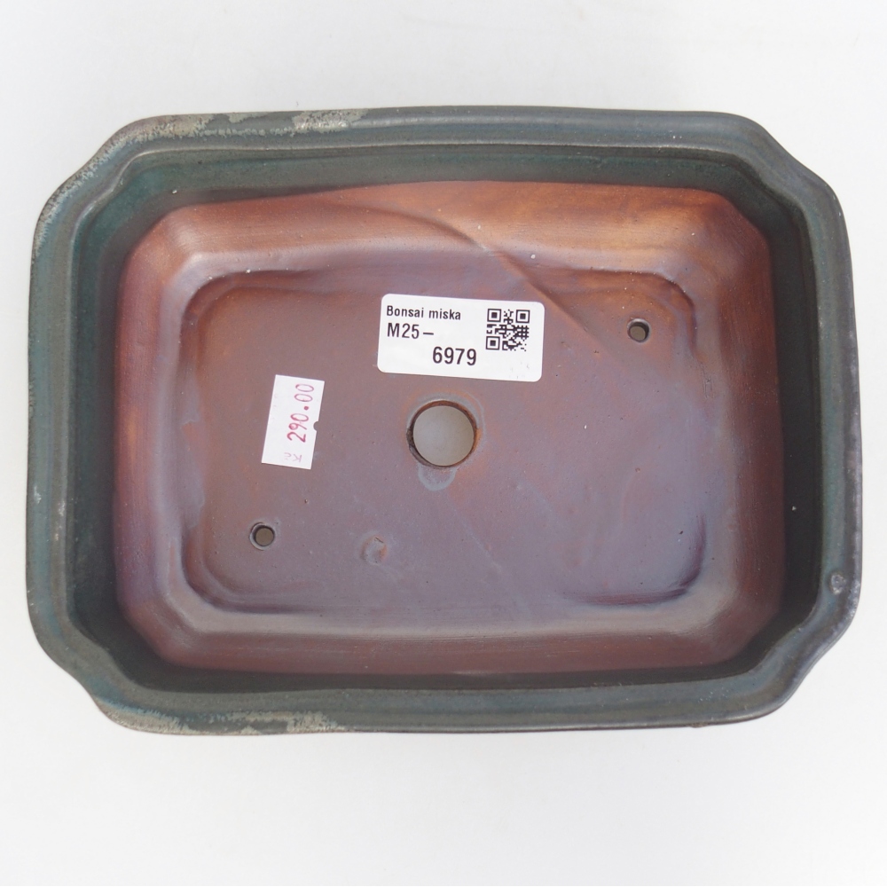 Ceramiczna miska do bonsai 18 x 13,5 x 5 cm, szara
