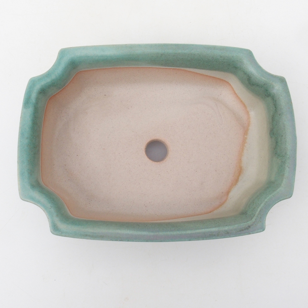 Bonsai bowl H03 - 16,5 x 12 x 4,5 cm. - zielony
