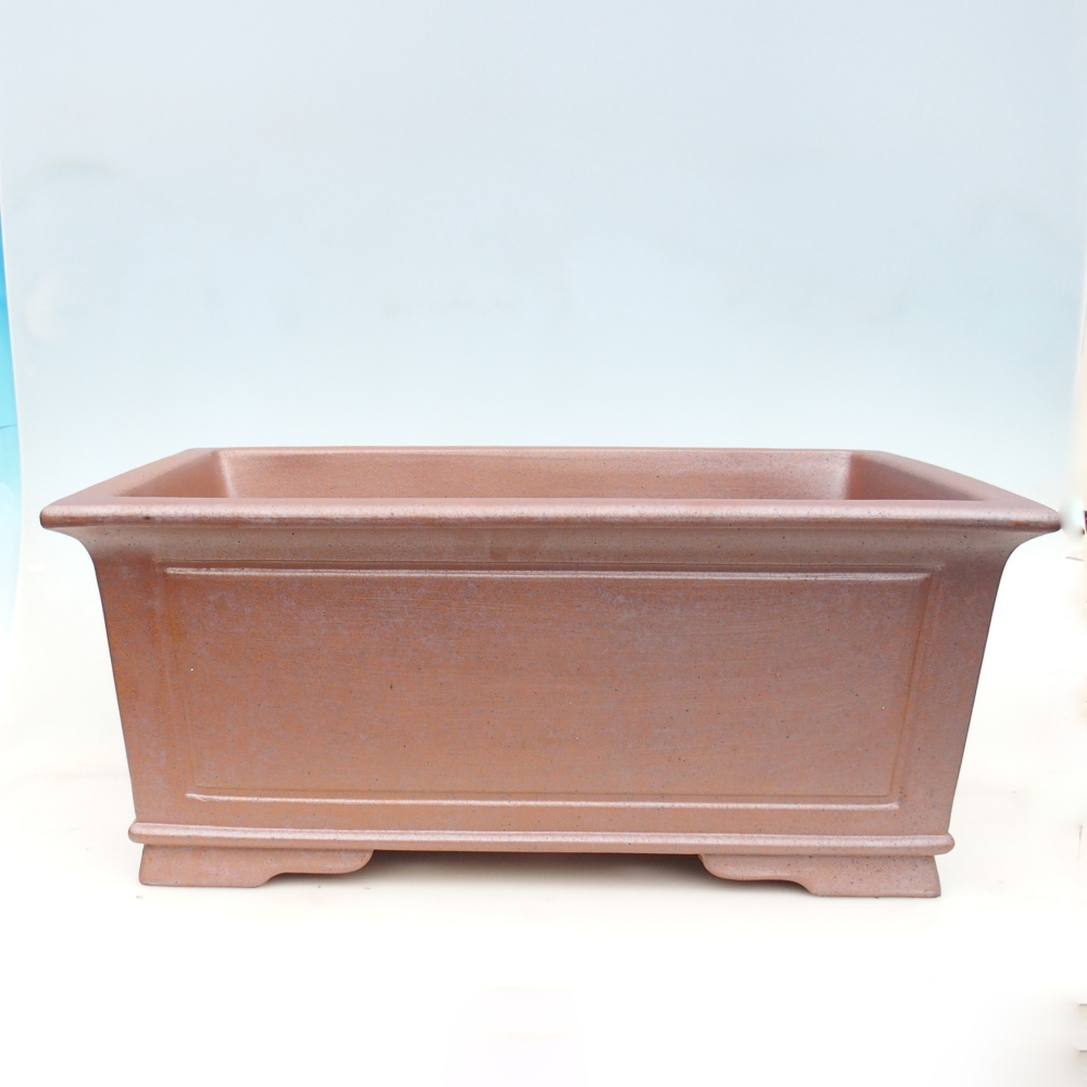 Ceramiczna misa bonsai 61 x 46 x 25 cm, kolor metaliczny - WYŁĄCZNIE ODBIÓR OSOBISTY lub transport paletowy