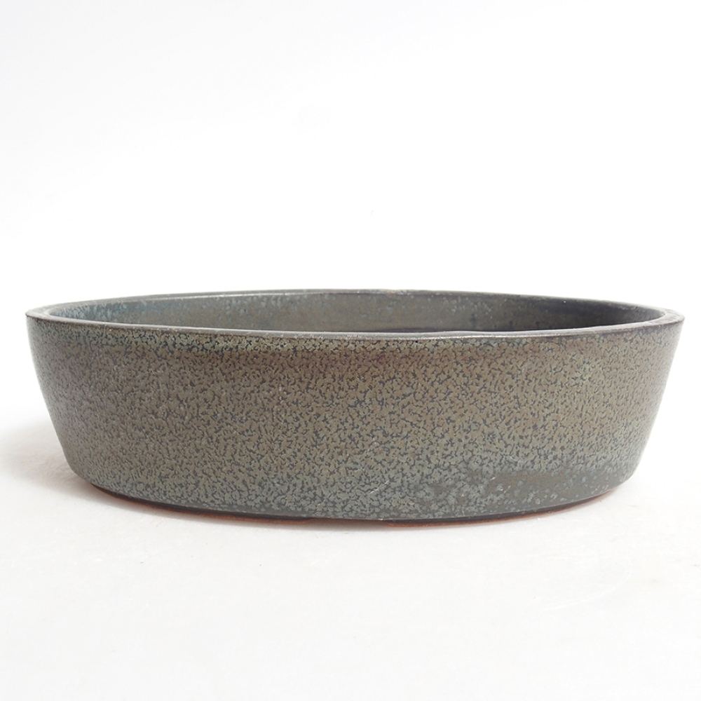 Ceramiczna miska bonsai 16,5 x 11 x 4 cm, kolor szary