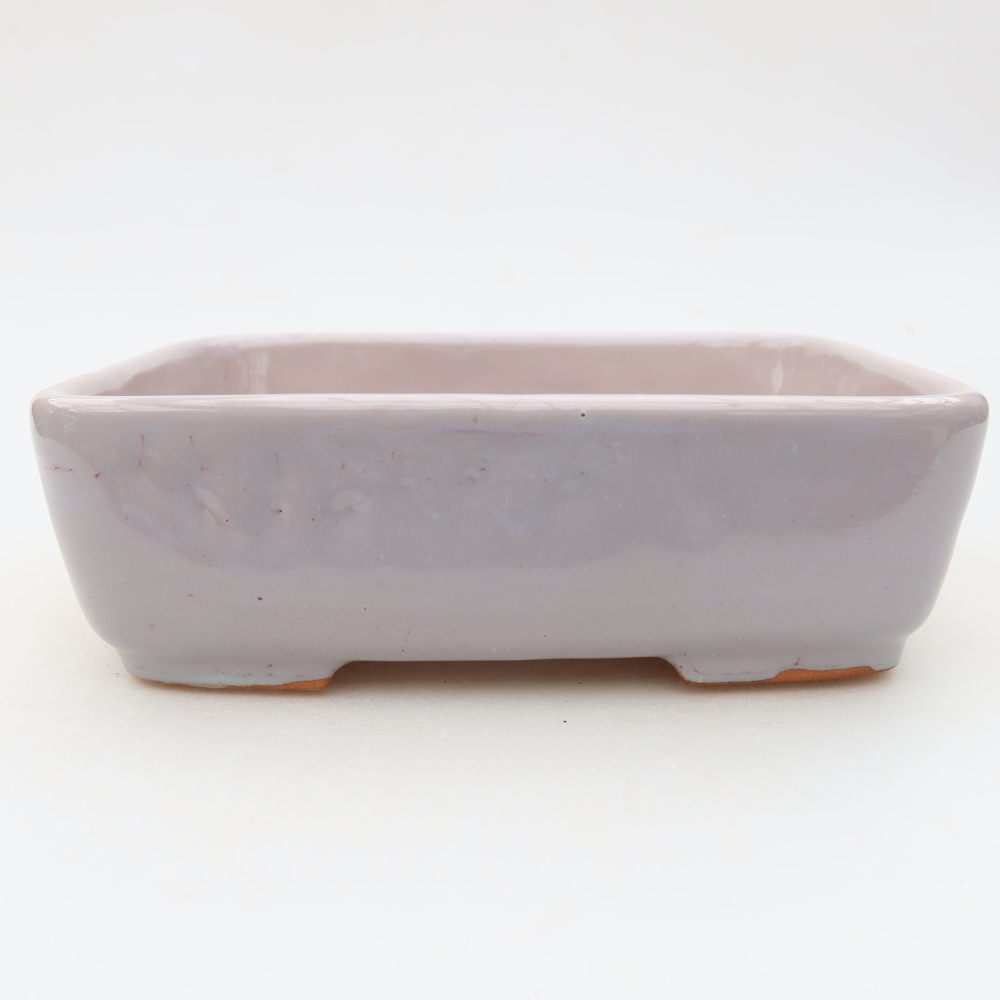 Ceramiczna miska do bonsai 15 x 12,5 x 4,5 cm, kolor fioletowy