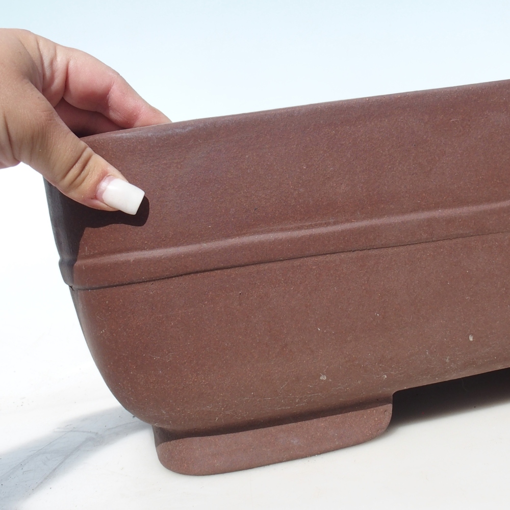 Misa do bonsai 45 x 33 x 15,5 cm - brązowa