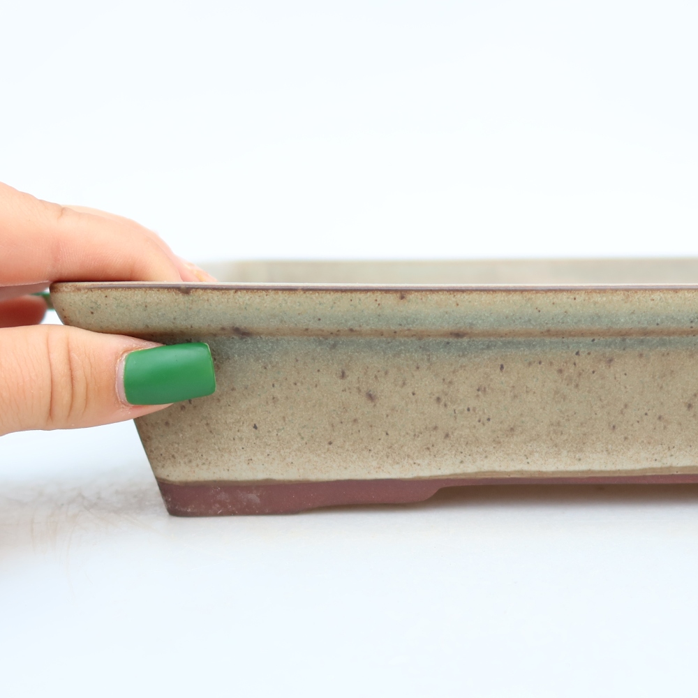Ceramiczna miska  26 x 19,5 x 5,5 cm, kolor beżowy