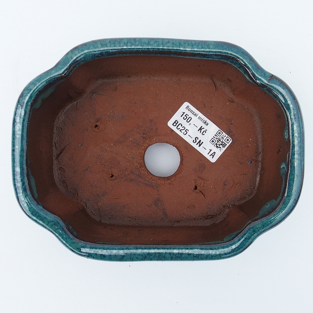 Miska 16 x 13 x 5,5 cm zielono-niebieska