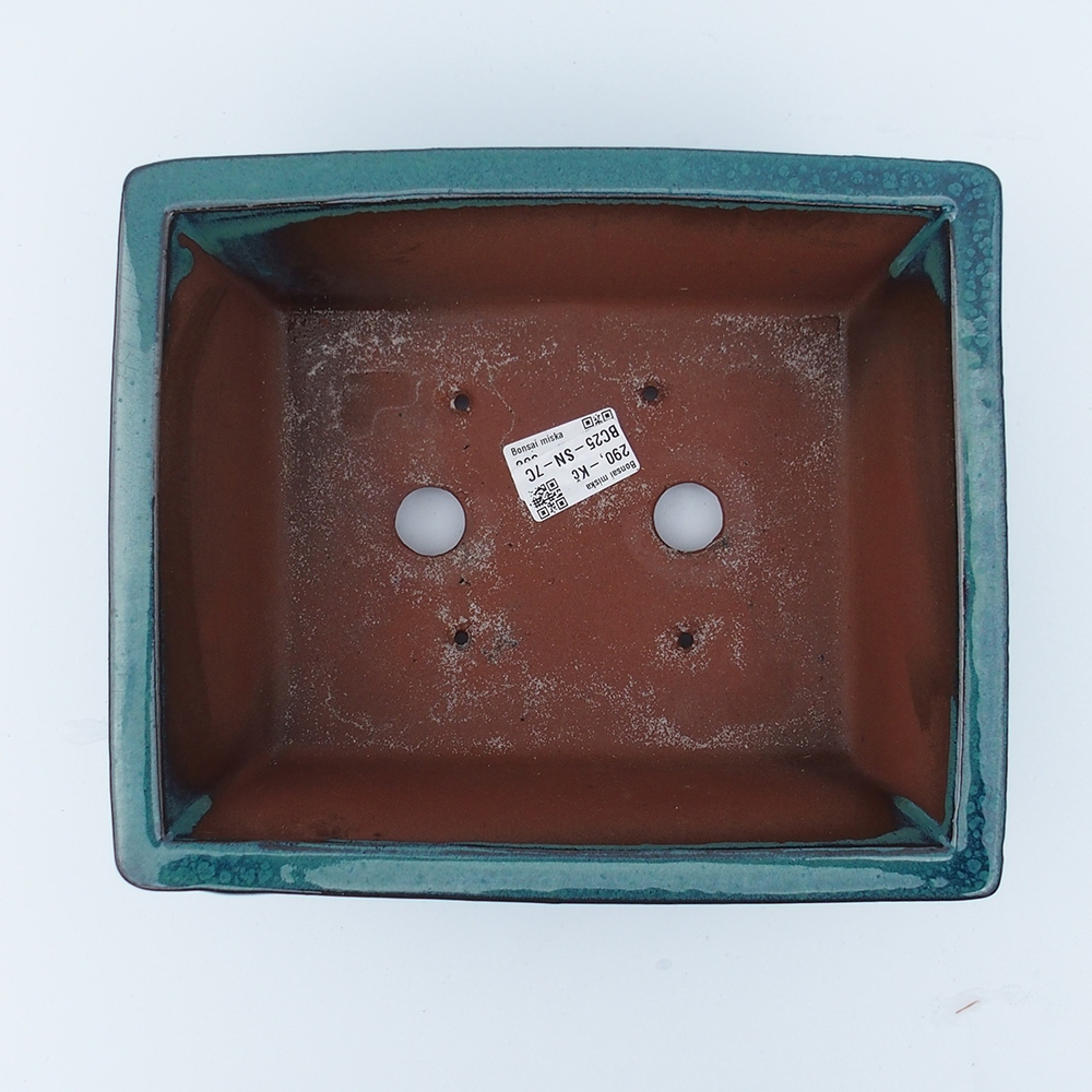Miska 26 x 21,5 x 10 cm niebiesko-zielona