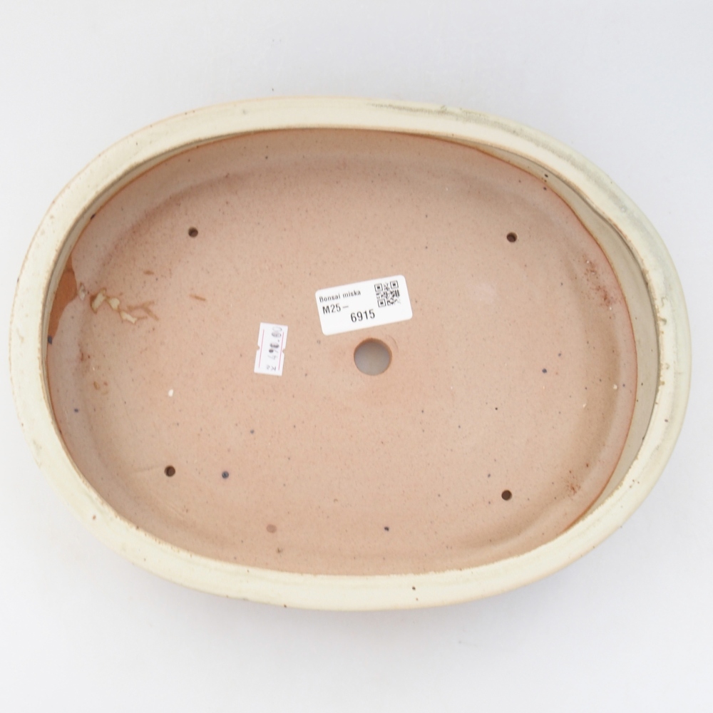 Ceramiczna miska na bonsai 27 x 21 x 5 cm, zielona