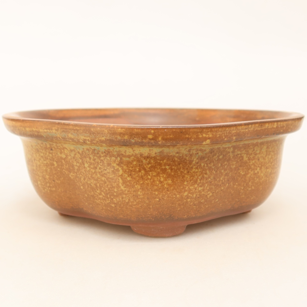 Ceramiczna miska  16,5 x 14,5 x 6 cm, kolor brązowy
