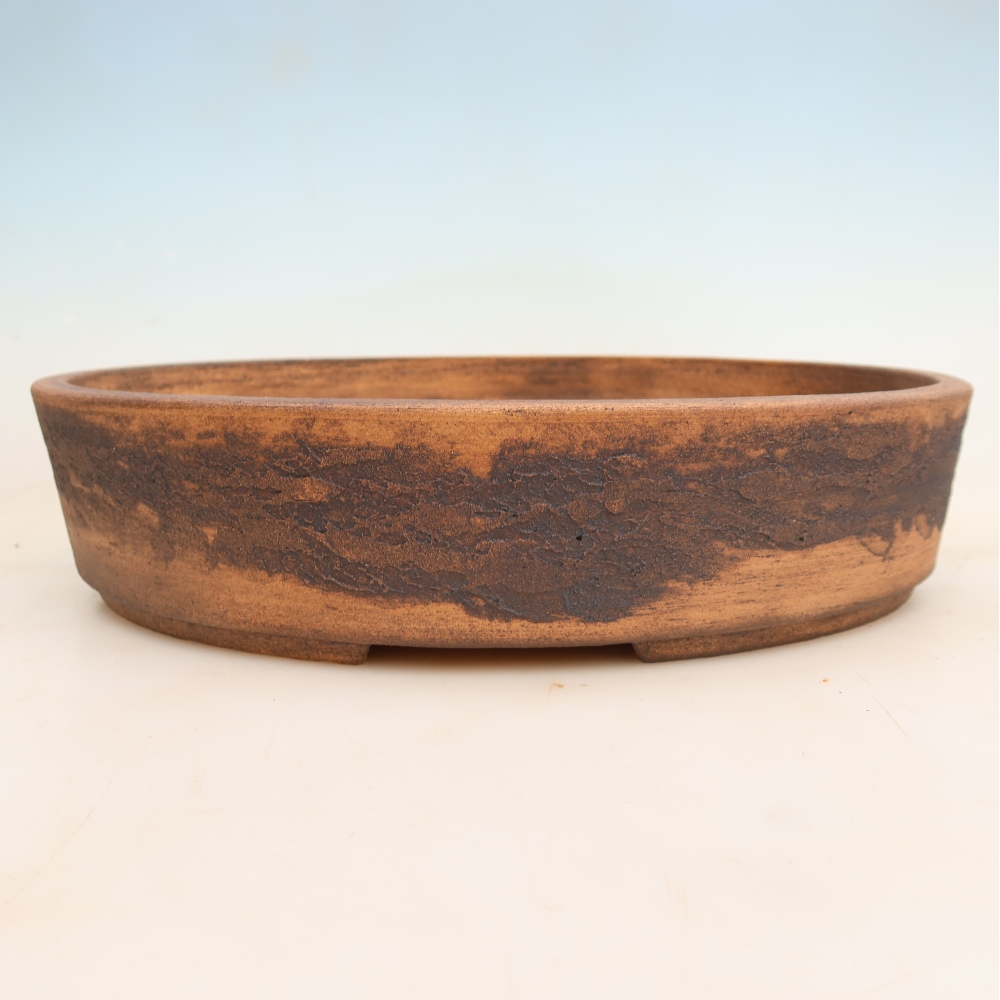 Ceramiczna miska do bonsai 37 x 30,5 x 8 cm, kolor brązowy