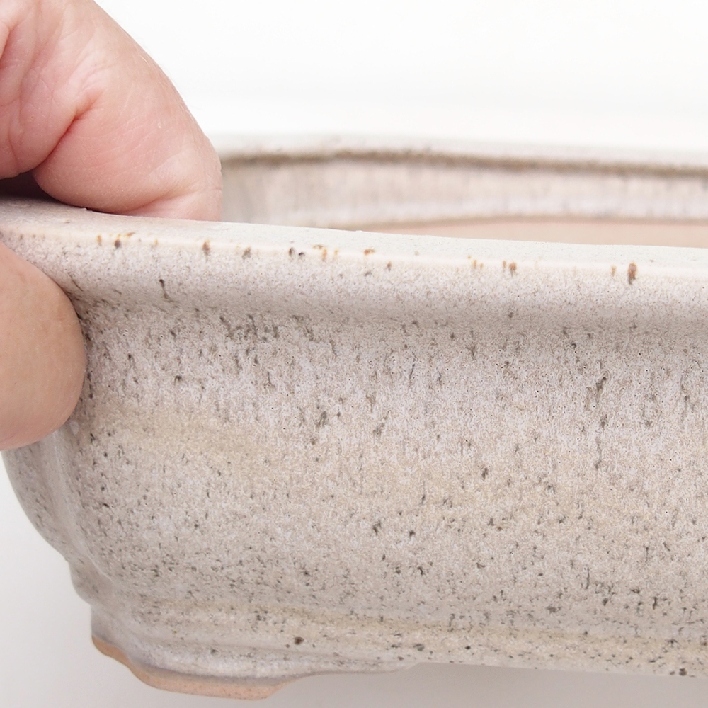 Bonsai bowl H20 - 26,5 x 21,5 x 6,5 cm. - brązowy