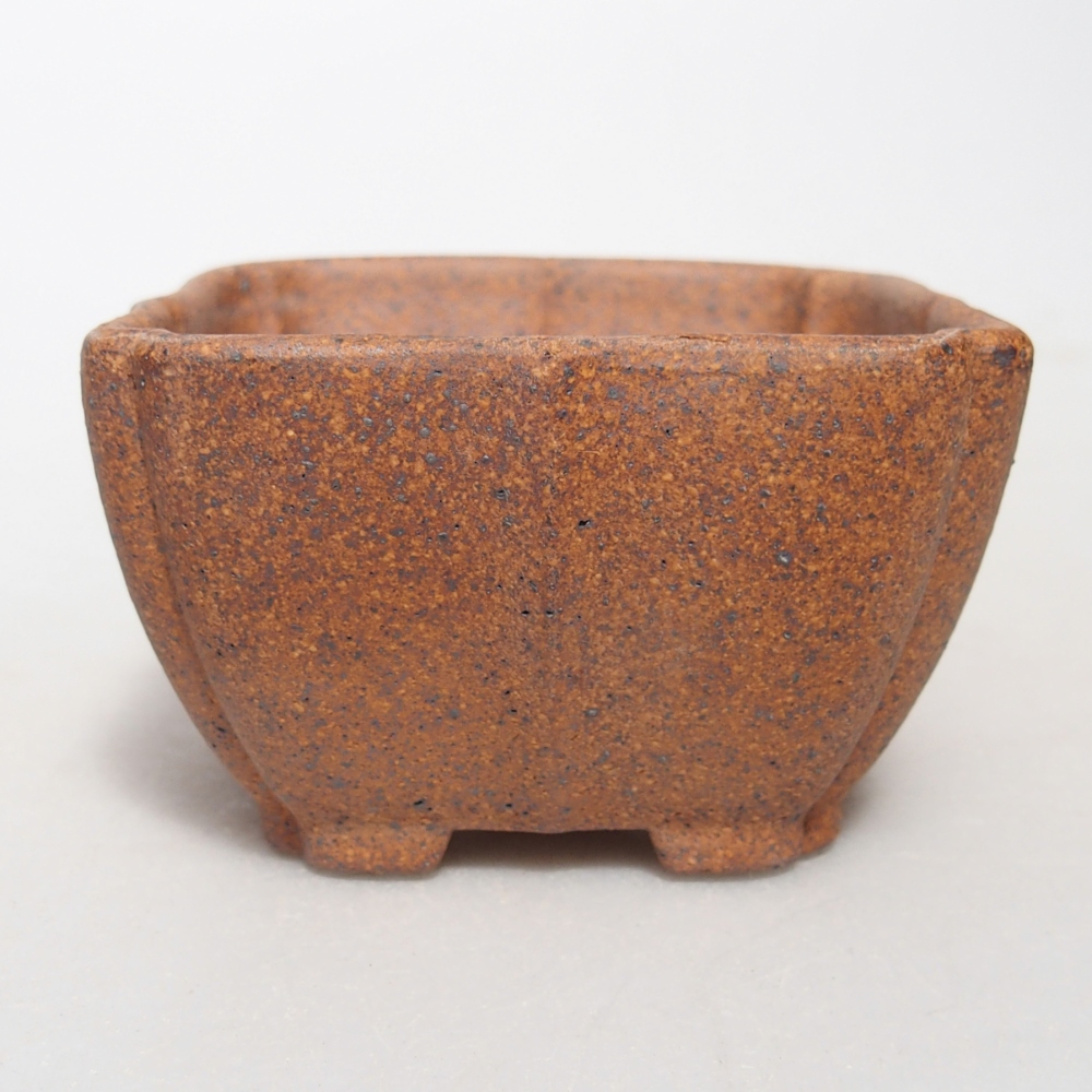 Miska 7 x 7 x 4 cm brązowa