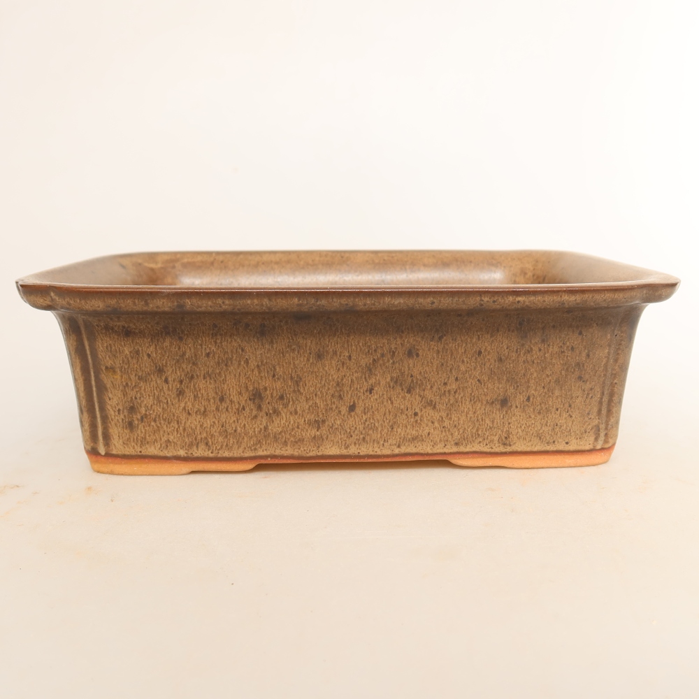 Miska ceramiczna  20 x 15,5 x 5,5 cm, kolor brązowy