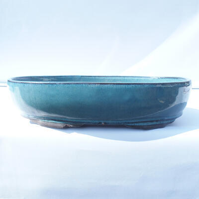 Miska Bonsai 41 x 29 x 10 cm kolor niebieski - 1