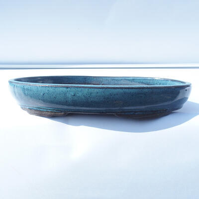 Miska Bonsai 30 x 20 x 5 cm kolor niebieski - 1