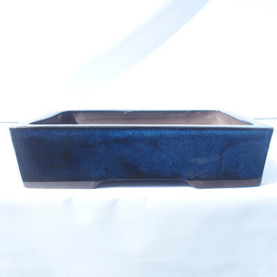 Miska Bonsai 36 x 26 x 9 cm kolor niebieski - 1