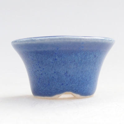 Mini miska bonsai 3,5 x 3,5 x 2 cm, kolor niebieski - 1