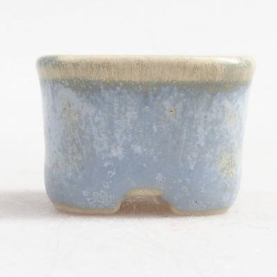 Miska mini bonsai 3 x 3 x 2 cm, kolor niebieski - 1
