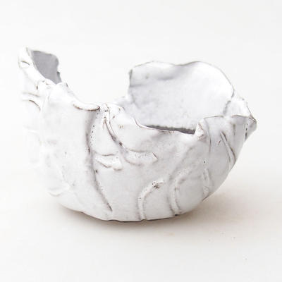Ceramiczna skorupa 7 x 7 x 6 cm, kolor biały - 1
