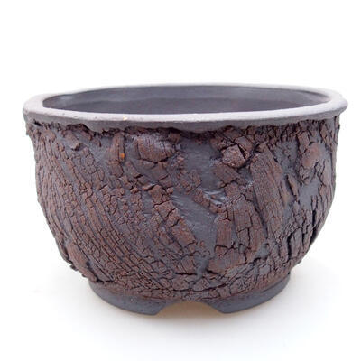 Ceramiczna miska bonsai 11 x 11 x 7 cm, kolor spękany - 1