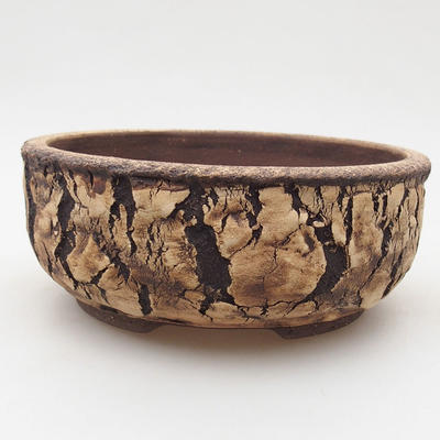 Ceramiczna miska bonsai 15 x 15 x 6 cm, kolor popękany - 1