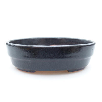 Ceramiczna miska bonsai 13,5 x 10 x 3,5 cm, kolor szary - 1