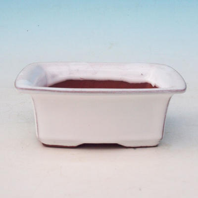 Bonsai ceramiczne miseczki H 11, biały - 1